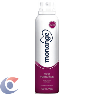 Desodorante Aerosol Monange Frutas Vermelhas 150ml