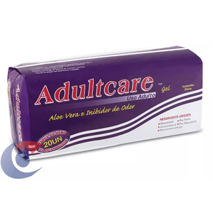 Absorvente Geriátrico Adultcare Tamanho Único 20 Un