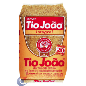 Arroz Tio João Integral 500g