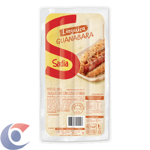 Linguiça Calabresa Guanabara Sadia Fina 500g