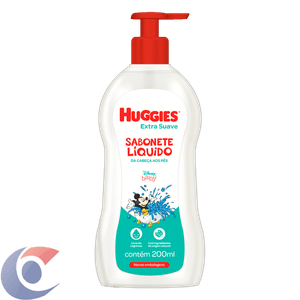 Sabonete Líquido Infantil Huggies Extra Suave 200ml