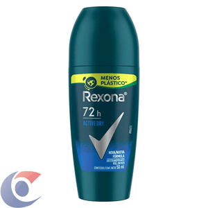 Desodorante Masculino Roll Rexona Active 50ml