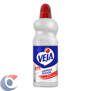 Limpador Para Limpeza Pesada Cloro Ativo, Veja, 1l
