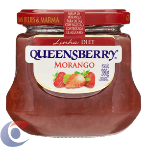 Geleia Diet Queensberry Morango 280g
