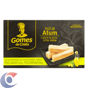 Filé De Atum Em Pedaços Em Azeite De Oliva Gomes Da Costa Caixa 84g