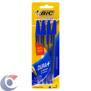 Caneta Bic Cristal Esferográfica Azul Un