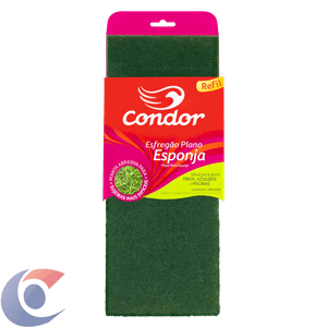 Esfregão Plano Esponja Condor 33cm X 12cm X 2cm Refil