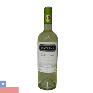 Vinho Chileno Branco Santa Ema Sauvignon Blanc Terroir 750ml