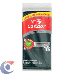 Esponja Multiuso Condor 3 Un Leve Mais Pague Menos