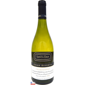 Vinho Chileno Branco Santa Ema Gran Reserva Chardonnay 750ml