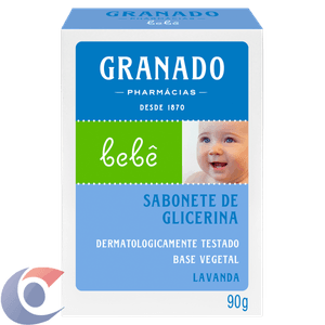 Sabonete De Glicerina Granado Bebê Lavanda 90g