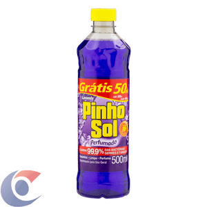 Desinfetante Pinho Sol Perfumado Lavanda Promo Leve 500ml Pague 450ml