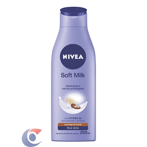 Loção Hidratante Nívea Soft Milk 200ml