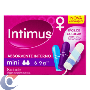 Absorvente Interno Intimus Mini 8 Un