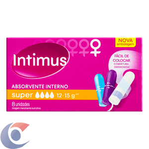 Absorvente Interno Intimus Super 8 Un
