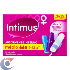 Absorvente Interno Intimus Médio 8 Un