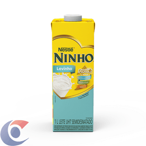Leite Uht Semidesnatado Ninho Levinho Forti+ Caixa Com Tampa 1l