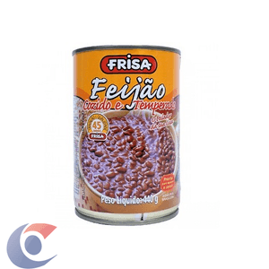 Feijão Carioca Frisa Cozido E Temperado 440g