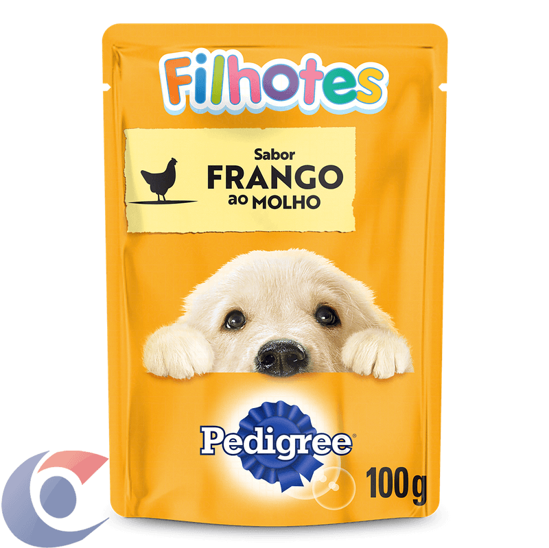 ALIM-CAES-PEDIGREE-FILHOTE-100G-FGO-AO-MOLHO