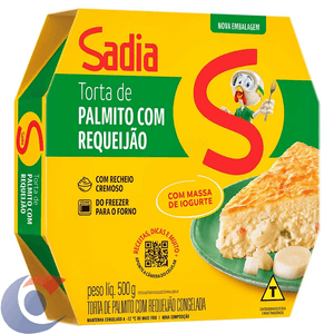 Torta Palmito E Requeijão Com Massa De Iogurte Sadia Caixa 500g
