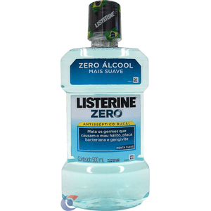 Enxaguante Bucal Listerine Zero Menta Suave Leve 500ml E Pague 350ml