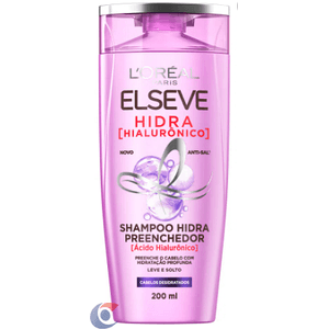 Shampoo Preenchedor L'Oréal Paris Elseve Hidra Hialurônico 200ml