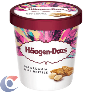 Sorvete Haagen Dazs Baunilha Com Macadamia 473ml