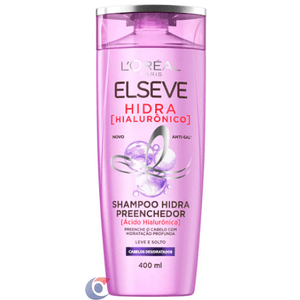 Shampoo Preenchedor L'Oréal Paris Elseve Hidra Hialurônico 400ml