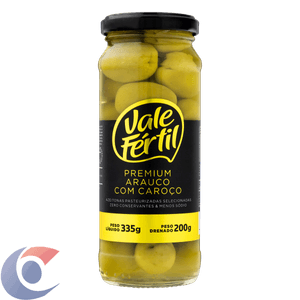 Azeitona Verde Vale Fértil Premium Arauco 200g