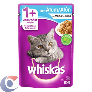 Alimentação Para Gatos Whiskas Atum 85g