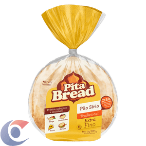 Pão Sírio Pita Bread Extrafino 320g