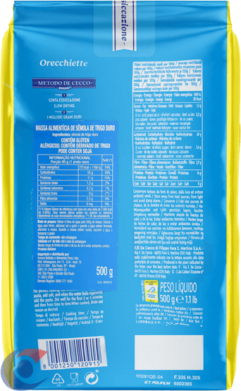 MAC-ITA-DE-CECCO-500G-ORECCH