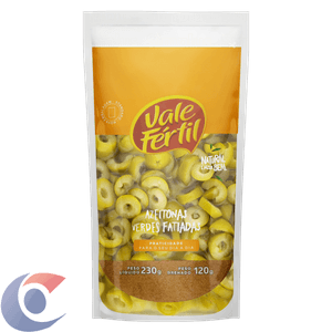Azeitona Verde Fatiada Vale Fértil 120g