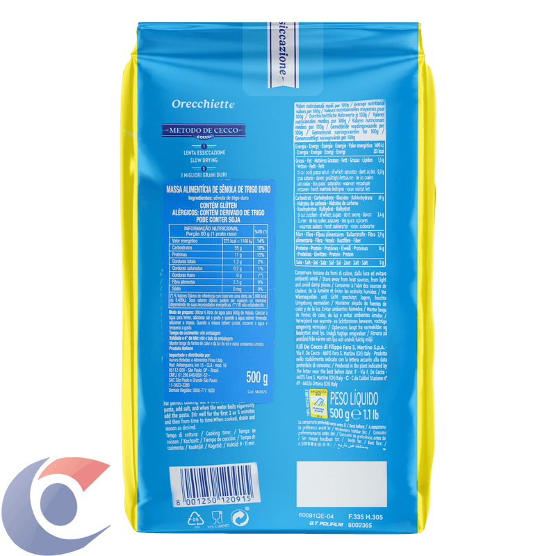 MAC-ITA-DE-CECCO-500G-ORECCH