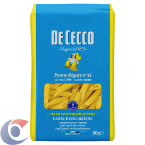 Macarrão Italiano N°41 De Cecco Penne Rigate 500g