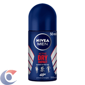 Desodorante Rollon Nivea Dry Impact Masculino 50ml