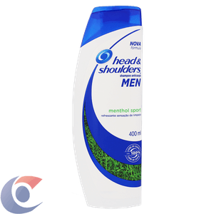 Shampoo De Cuidados Com A Raiz Head & Shoulders Men Menthol Sport 400ml