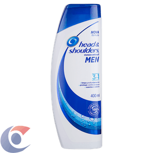 Shampoo De Cuidados Com A Raiz Head & Shoulders Men 3em1 400ml