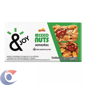 Barra De Mixed Nuts Agtal Sementes 60g