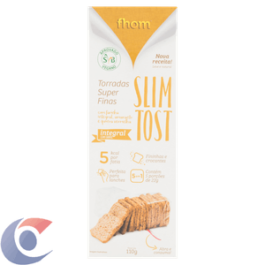 Torrada Slim Tost Fhom Integral 110g