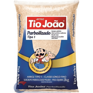 Arroz Parboilizado Tio João Tipo 1 Pacote 2kg