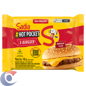 Hambúrguer Sadia Hot Pocket X-Burguer 145g