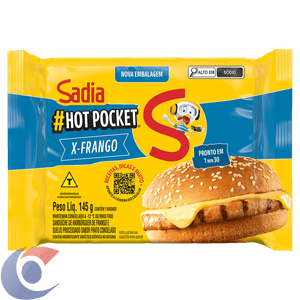 Hambúrguer Sadia Hot Pocket X-Frango 145g