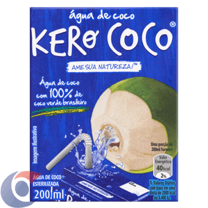 Água De Coco Esterilizada Kero Coco Caixa 200ml