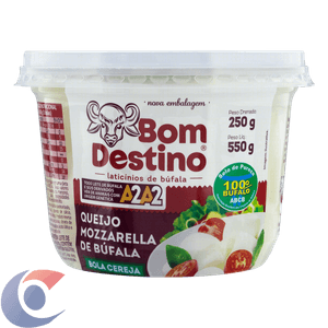 Queijo Mussarela De Búfala Bom Destino Bolinha Pote 250g