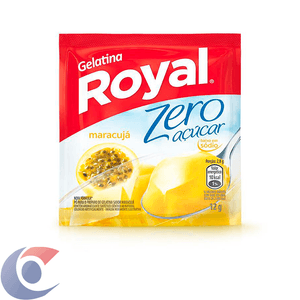 Gelatina Em Pó Royal Zero Açúcar Maracujá 12g