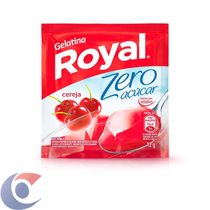Gelatina Em Pó Royal Zero Açúcar Cereja 12g