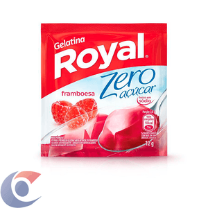 Gelatina Em Pó Royal Zero Açúcar Framboesa 12g