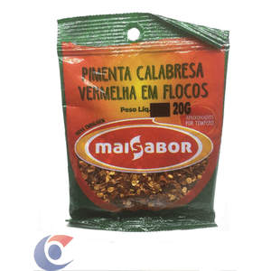 Pimenta Calabresa Flocos Vermelhos Mais Sabor 20g