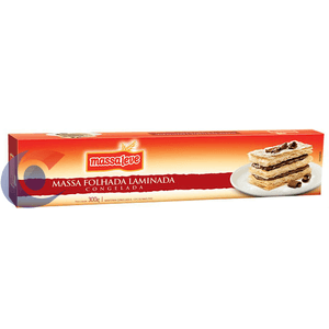 Massa Folhada Laminada Massa Leve 300g